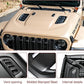 10th Anniversary Edition Metal Replacement Vented Heat Dispersion Hood (18-24 Jeep Wrangler JL JLU & 20-24 Gladiator JT, Not Fit Mojave and 392 Models)