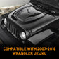 10th Anniversary Edition Vented Heat Dispersion Hood for 2007-2018 Jeep Wrangler JK JKU