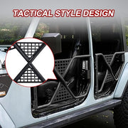 Tube X Tactical Half Doors / 4 Pack (18-24 Wrangler JT/JL 4 door)