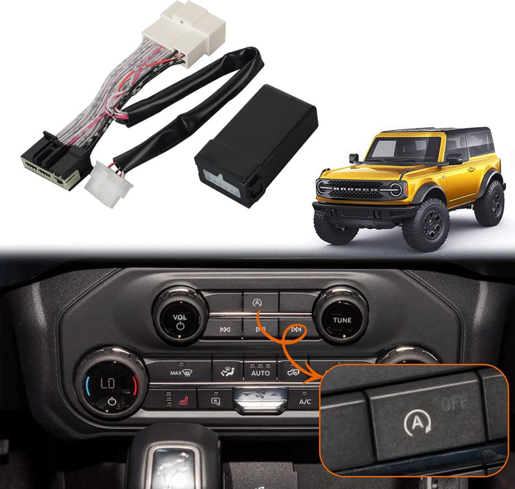 Auto Start Stop Eliminator Upgrade Plug Play Engine System (Jeep Wrangler, Not fit 4XE &  Ford Bronco & Forester/ Legacy/Outback/XV)