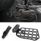 Gun Holder with Molle Panel (18-24 Jeep Wrangler JL) Polymer Fast Holster Center Console Metal Pistol Holster Available for Glock 9mm/SW40/357/G17/G19/P320