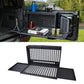 Tailgate Table Storage Lock Box Multi-Functional Rear Foldable Table Cargo Shelf Storage Molle Panel Camping Desk (21-25 Ford Bronco, Not Fit Bronco Sport)