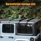 Aluminum Roof Rack Luggage Cross Bars (18-24 Jeep Wrangler JL JLU & Gladiator JT, Hardtop Only)