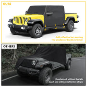 Multifuctional Black Cab 600D Oxford Cover (20-24 Jeep Gladiator JT  4 Door)