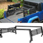 Universal Adjustable Truck Bed Rack, 3-Way Adjustable Width Length & Height, Ladder Rack with LED Lights & MOLLE Panels, 1100LBS Capacity for Gladiator JT Tacoma Frontier GMC Canyon Colorado Ranger