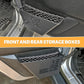4PCS Front & Rear Steel Door Storage Box Pockets Insert Organizer for 2007-2018 Jeep Wrangler JK 4 Door, Replaces Sagging Nets