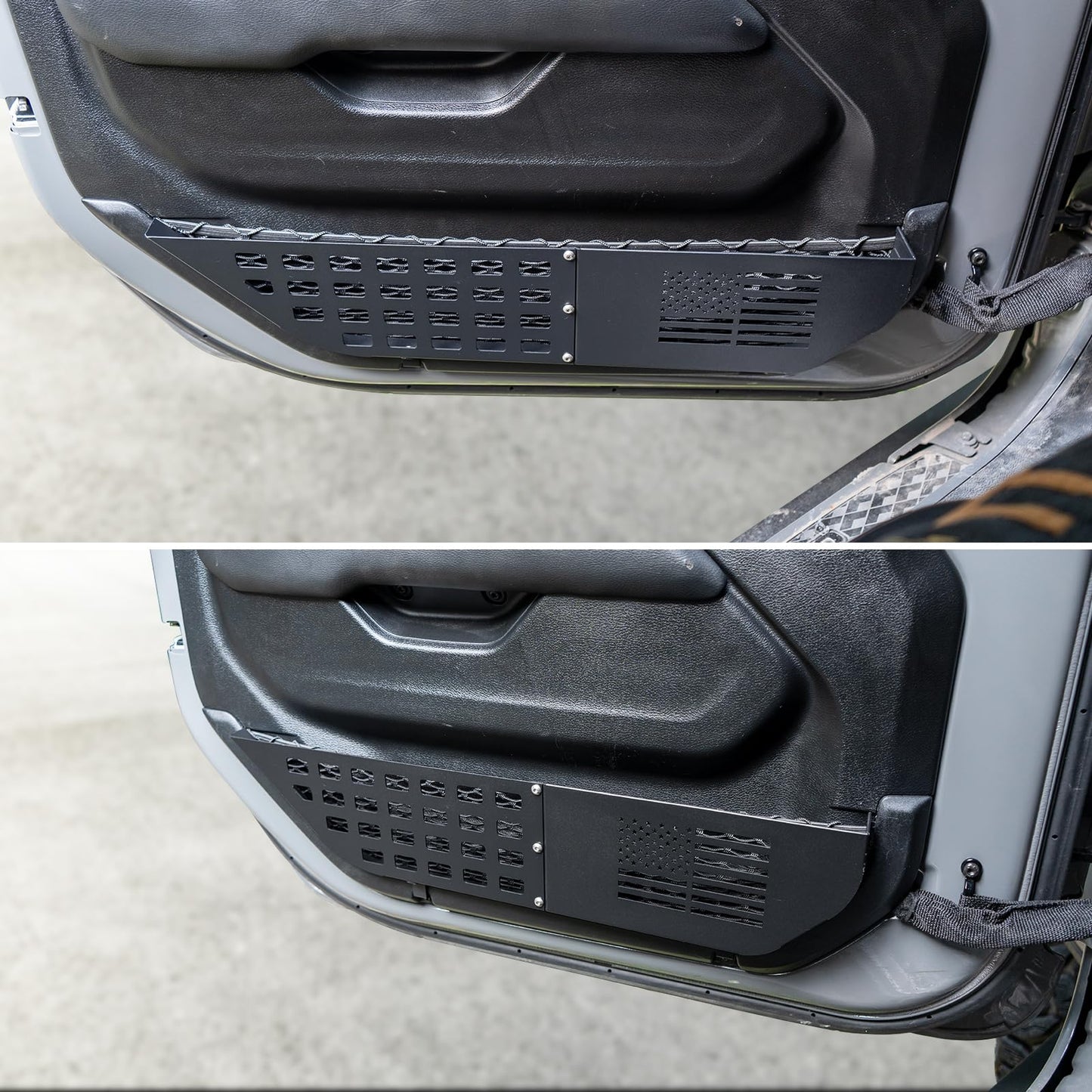 2 Pack Metal Front Door Pocket Storage Box (18-23 Jeep Wrangler JL JLU 4XE & 20-23 Gladiator JT)