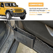 Metal Front Door Storage Box Door Side Insert Organizer Box Pockets (18-24 Jeep Wrangler JL 4XE JLU Rubicon Sport Sahara Gladiator JT)