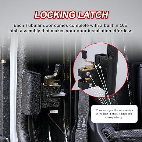 Tube X Tactical Half Doors / 4 Pack (18-24 Wrangler JT/JL 4 door)