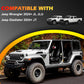 2PC Mirrors Doors Off with Light (24-25 Jeep Wrangler JL Gladiator JT)