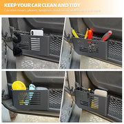 Metal Front Door Storage Box Door Side Insert Organizer Box Pockets (18-24 Jeep Wrangler JL 4XE JLU Rubicon Sport Sahara Gladiator JT)