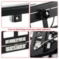 Tailgate Table Molle Panel Foldable Cargo Shelf Aluminum Alloy Storage Shelf (07-24 Jeep Wrangler JK JKU JL JLU, Not Fit JK Models with Stock Subwoofer)