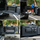 Tailgate Table Storage Lock Box Multi-Functional Rear Foldable Table Cargo Shelf Storage Molle Panel Camping Desk (21-25 Ford Bronco, Not Fit Bronco Sport)