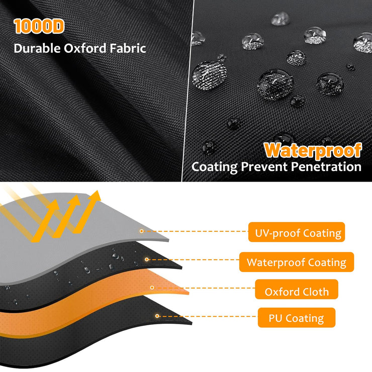 1000D ATV All-Weather Protection Waterproof Heavy Duty Oxford 4 Wheeler Cover (Polaris Yamaha Suzuki Honda)
