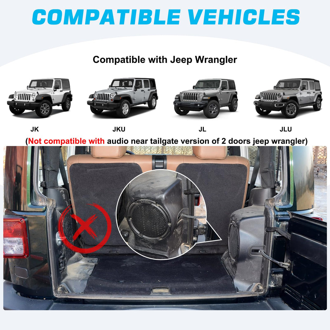 Jeep Accessories 2018-2024 Linskip Hard Top MOLLE Panels For Jeep ...