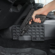 Gun Holder with Molle Panel (21-25 Ford Bronco), Polymer Fast Holster, Center Console Metal Pistol Holster Available for Glock 9mm/SW40/357/G17/G19/P320