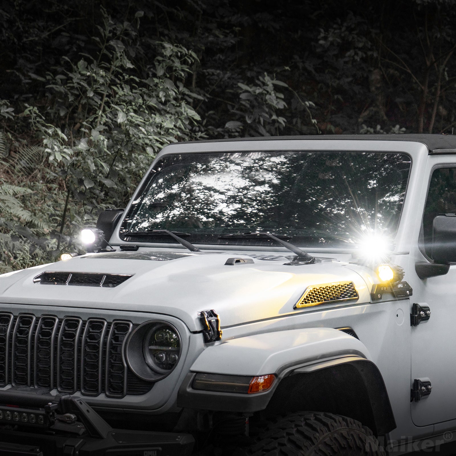 【A221】HENGTUAOTO Jeep JL カウルマウントライト A221】HENGTUAOTO Jeep JL カウルマウントライト