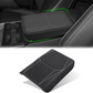 MAIKER Center Console Cover, Upgraded Microfiber Leather Car Armrest Cover Compatible with Tesla Cybertruck 2023 2024 (Black)