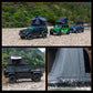 3-in-1 Roof Tent, Land & Water Camping Tent, Inflatable Waterproof Roof Tent Suitable for SUV, Truck, Jeep, Off-Road Vehicle, Thickening Windproof 2-3 People Tent with Paddle, Ladder, Hand Pumps, Rod