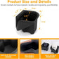 Rear Cup Holder Coaster Compatible with 2018-2024 Jeep Wrangler JL JLU 4XE & 2020-2024 Gladiator JT 4 Door, Silicone Cup Holder Mat Pad Insert CupHolder Liner