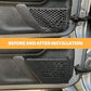 Metal Front & Rear Door Storage Box, Door Side Insert Organizer Box Pockets for 2007-2018 Jeep Wrangler JK 2/4 Door 2pcs(Black)