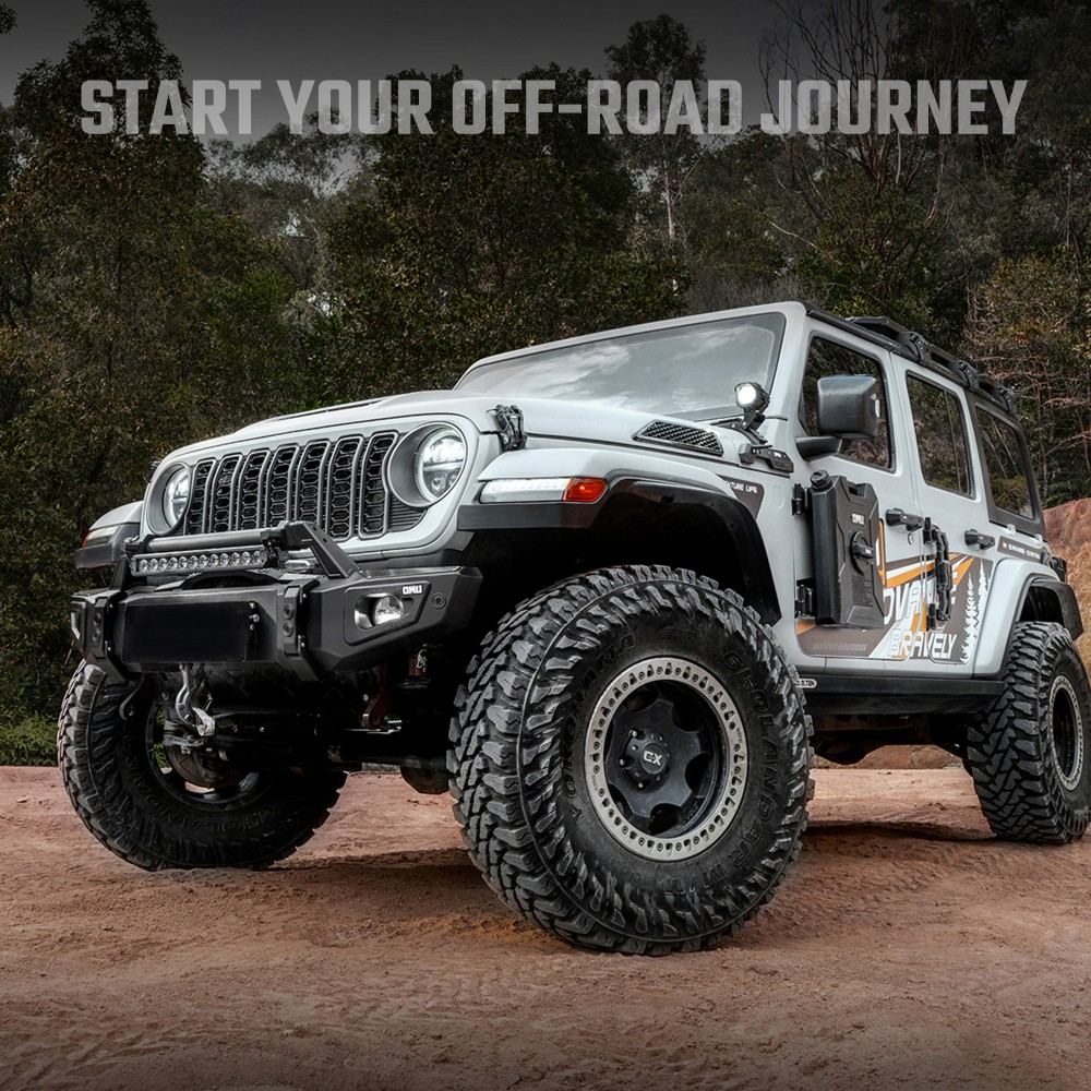 OMU Genesis Series Steel And Aluminum Front Bumper For Jeep Wrangler JL / Gladiator JT