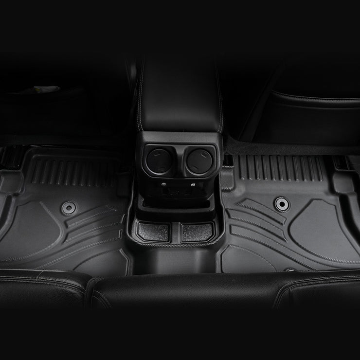 3PCS Non-Slip Durable TPE ECO Car Floor Mat (21-24 Jeep Wrangler JL 4xe , Not for 2 Door and JL Unlimited Models)
