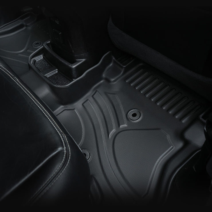 3PCS Non-Slip Durable TPE ECO Car Floor Mat (21-24 Jeep Wrangler JL 4xe , Not for 2 Door and JL Unlimited Models)