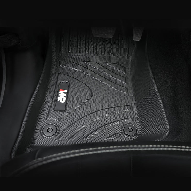 3PCS Non-Slip Durable TPE ECO Car Floor Mat (21-24 Jeep Wrangler JL 4xe , Not for 2 Door and JL Unlimited Models)