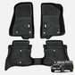 3PCS Non-Slip Durable TPE ECO Car Floor Mat (21-24 Jeep Wrangler JL 4xe , Not for 2 Door and JL Unlimited Models)