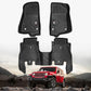 Maiker Offroad 3PCS Non-Slip Waterproof Durable TPE ECO Car Floor Mats （Jeep Wrangler 18-24 JL, Not for 2 Door and JL Unlimited Models)）