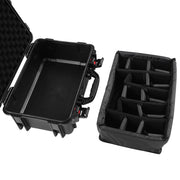 Waterproof Hard Case with Lid Storage Box and Dividers