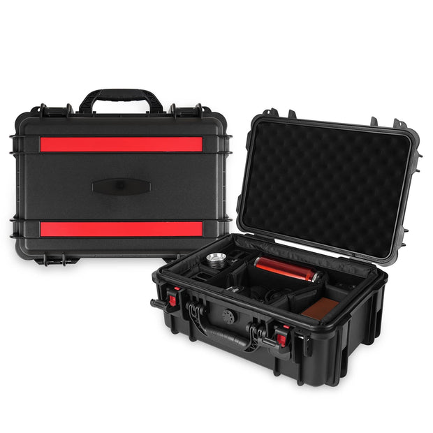 Waterproof Hard Case with Lid Storage Box and Dividers