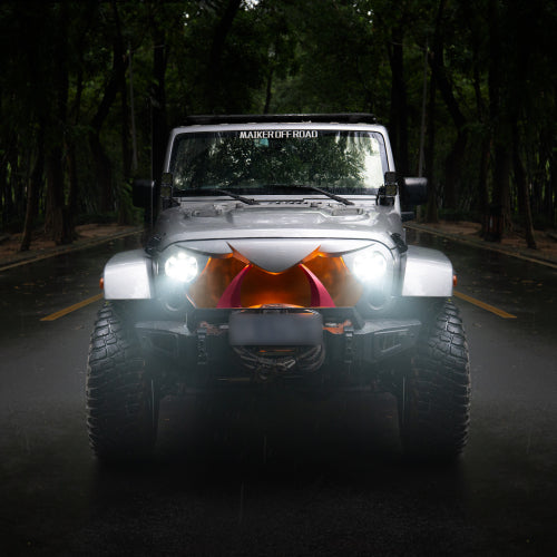Easter Viper Style Grille(07-17 Jeep Wrangler Rubicon Sahara Sport JK/JKU)