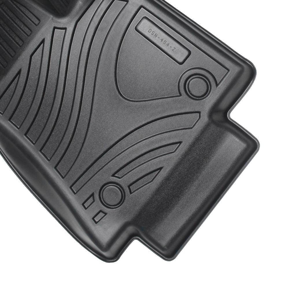 All-Weather TPE Floor Mats for Tesla Model Y 2021-2022 - Waterproof, Anti-Slip, Full Coverage Car Floor Liners 6 PCS set
