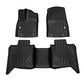 All-Weather TPE Front and Rear Row Floor Liners Floor Mats Fit for Toyota Tundra CrewMax Cab 2022-2025, Custom Fit Tundra Car Mats