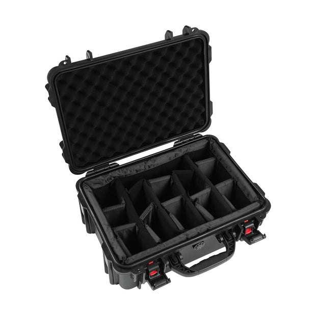 Waterproof Hard Case with Lid Storage Box and Dividers