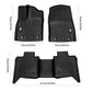 All-Weather TPE Front and Rear Row Floor Liners Floor Mats Fit for Toyota Tundra CrewMax Cab 2022-2025, Custom Fit Tundra Car Mats