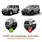US Flag Logo Steel Tubular 4 Doors with Side View Mirror(07-18 Wrangler JK）