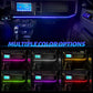 Car Interior Atmosphere Light 7 Colors LED Strip Lights for Center Control Passenger Position (21-24 Ford Bronco, Not for Sport）