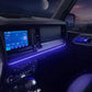 Car Interior Atmosphere Light 7 Colors LED Strip Lights for Center Control Passenger Position (21-24 Ford Bronco, Not for Sport）