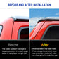 Rain Gutter Extension, Hardtop Rain Diverter ABS Drip Rail Extension Rain Gutter (18-20 Jeep Wrangler JL JLU & Gladiator JT)