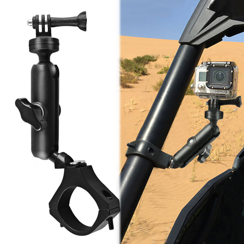 MAIKER UTV ATV Camera Mount Holder for GoPro, 1.75"-2" Roll Bar Compatible for All GoPro Models