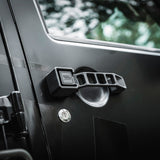 MAIKER Front/Rear Driver/Passenger Side Tailgate Door Handles for 2007-2017 Jeep Wrangler JK & Unlimited 4 Door 5pcs/set(Plastic)
