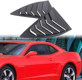 ABS Rear Side Window Scoop Cover Vent Lambo GT Style Louvers for 2010-2015 Chevy Camaro LS LT RS SS GTS