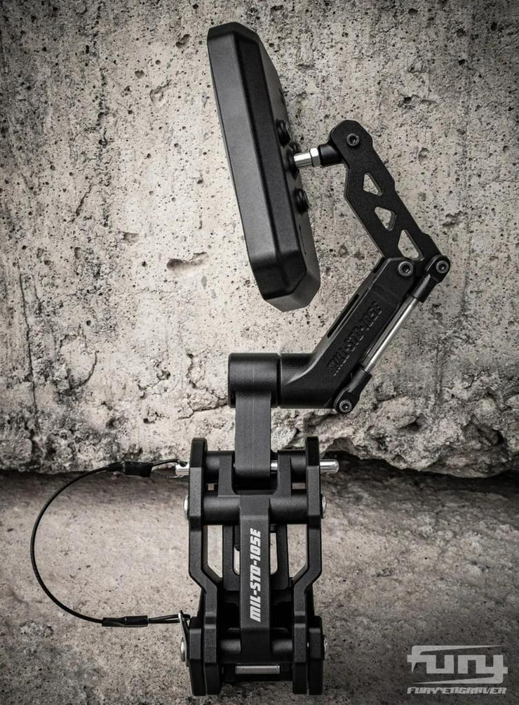 Maiker Awaken Series Hood Latches and Blind Spot Mirror kit (07-18 Jepp Wrangler JK / 18-24 JL)