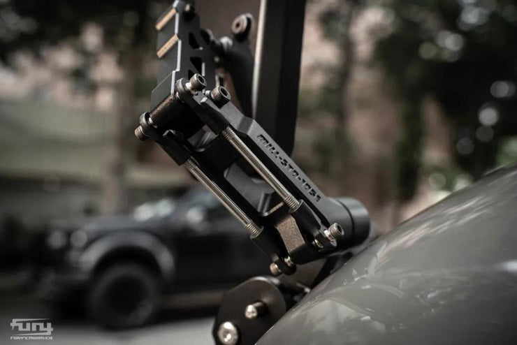 Maiker Awaken Series Hood Latches and Blind Spot Mirror kit (07-18 Jepp Wrangler JK / 18-24 JL)