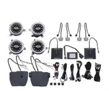 MAIKER Air Vent LED Atmosphere Lights 32 Colors Ambient Light Turbine Outlets Lamp Air Conditioner Covers for 2018-2020 Jeep Wrangler JL (4pcs)