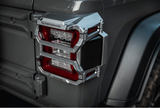 MAIKER Awaken Series Tail Light Guards Covers For 2007-2020 Jeep Wrangler JK JL, Aluminum Alloy
