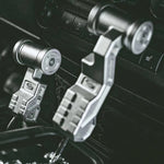 MAIKER Gear Shift Lever Knob Cover Kit for Jeep Wrangler JK JKU 2011-2018 Black/Silver